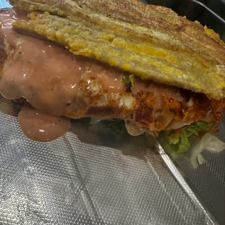 Beef Jibarito Sandwich