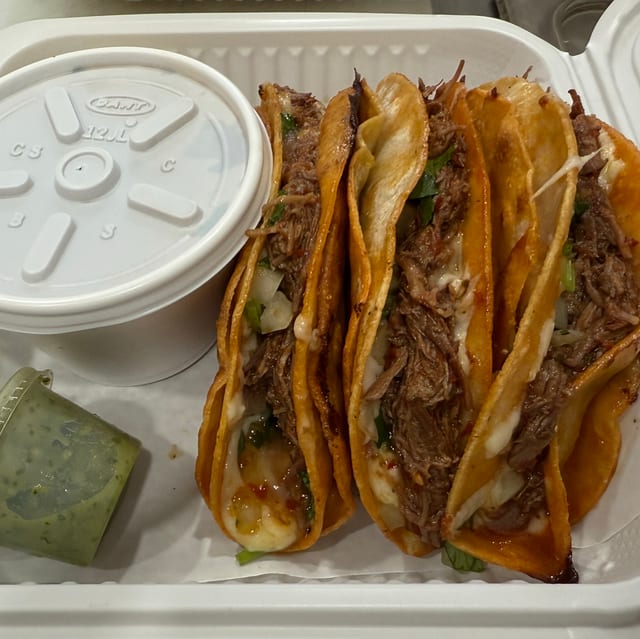 Beef Birria Tacos.