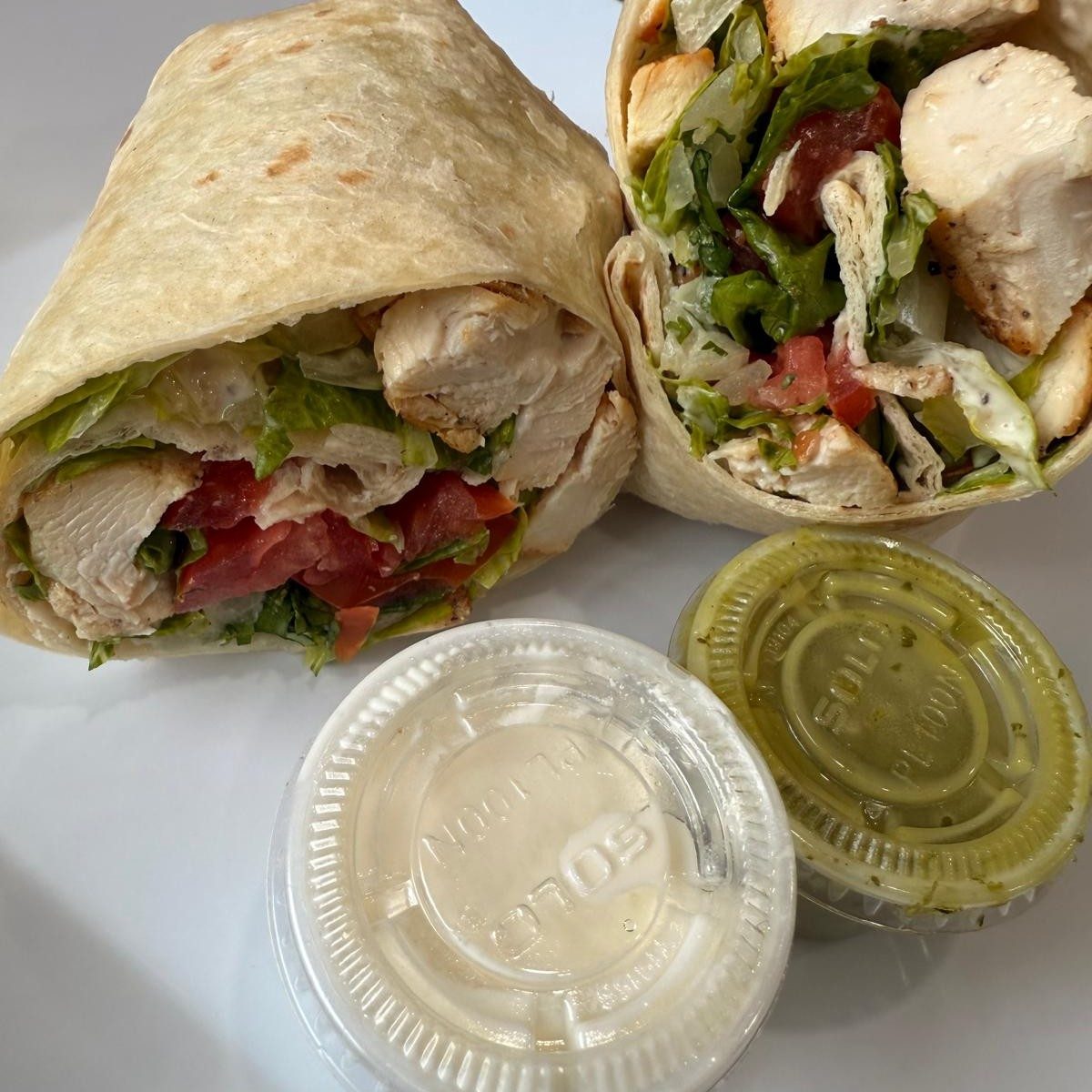 Chicken Caesar Wrap.